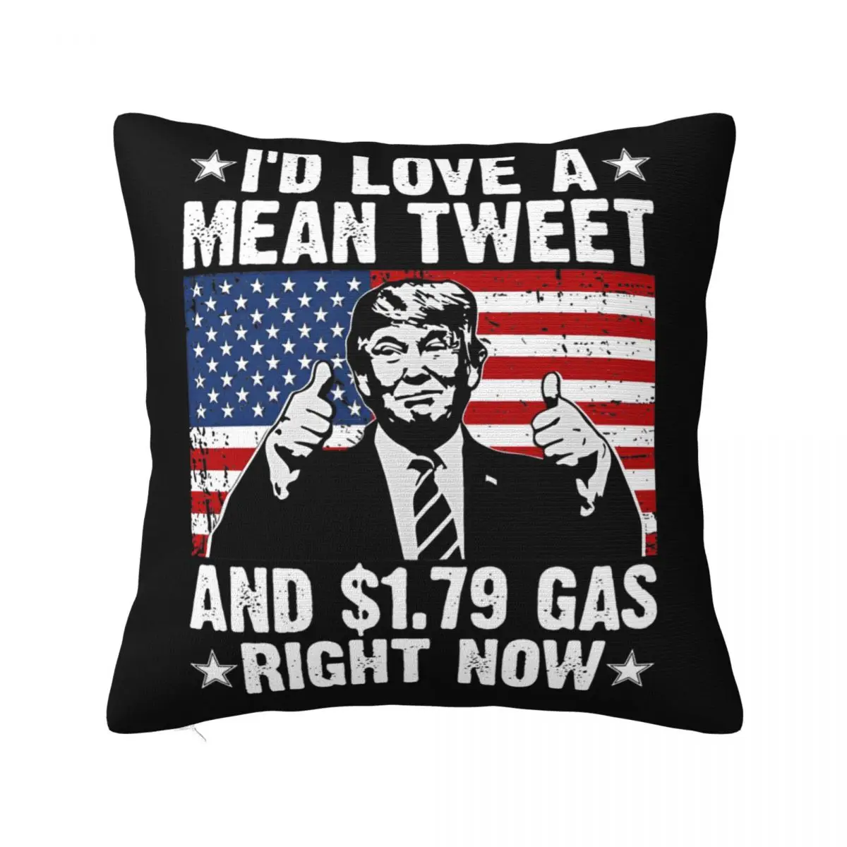 Trump 2024 Back Again Pillowcase Double-sided Cushion Cover Decorations Funny Republican Pillow Case Cover Home Square 45X45cm