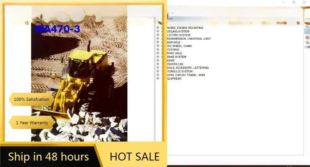 Komatsu Electronic Parts Catalogue Linkone 2022 CSS  (COMPLETE SET) FULL MODELS For Global Market