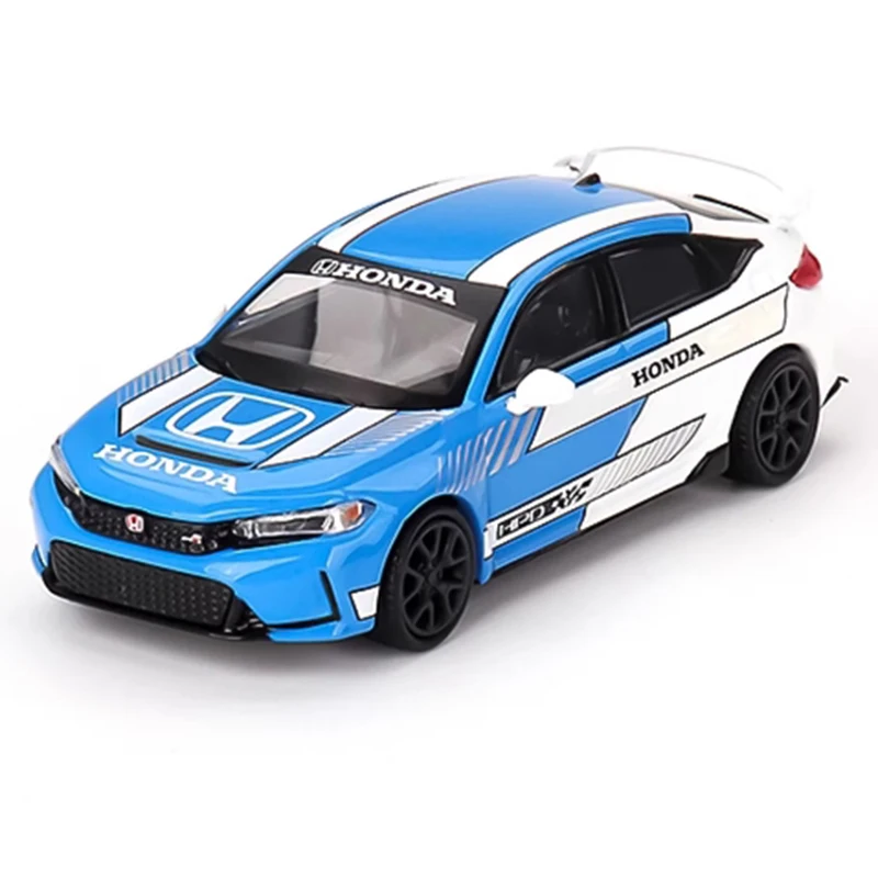 

MINIGT 1/64 Scale Civic Type R 753 Alloy Simulation Car Model Static Collection Decorated Holiday Gifts Toys Souvenir Gift
