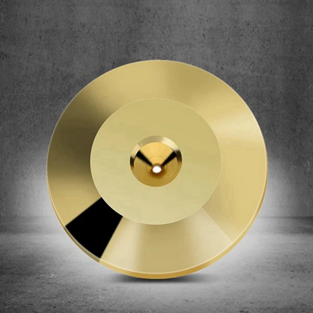 Almohadillas de cobre puro para altavoces de 4 piezas, caja de altavoz HiFi, soporte de suelo de aislamiento, pies, Base de cono, almohadilla para zapatos (dorado)