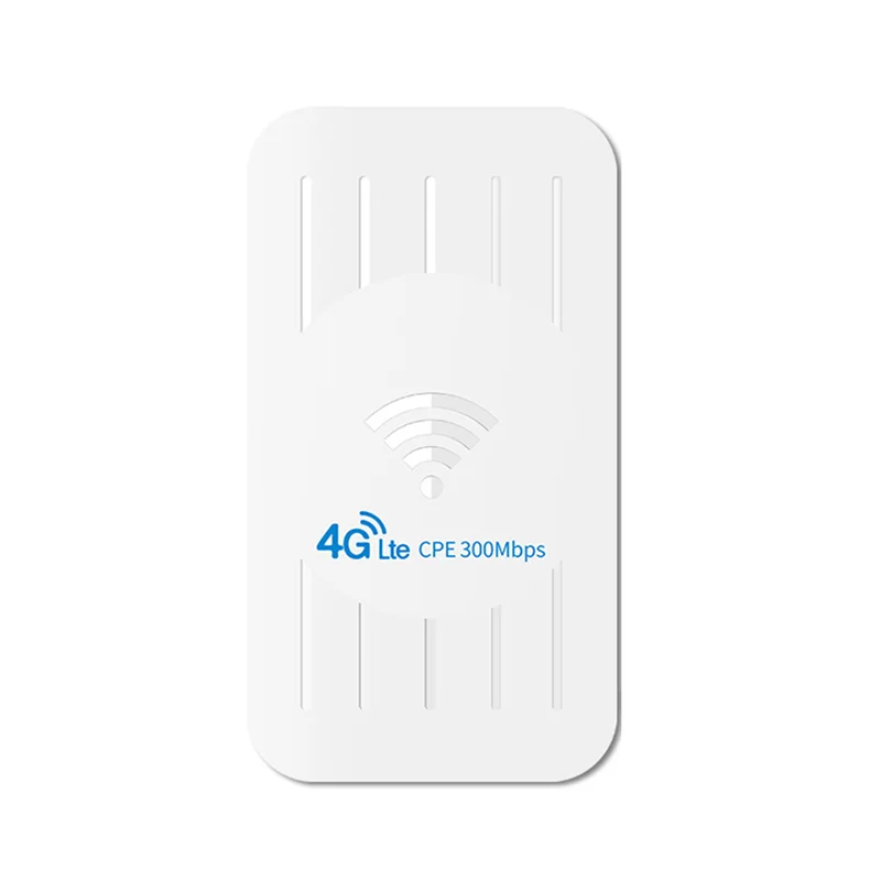 

Waterproof Outdoor 4G WiFi Router 300Mbps Wifi Extender with SIM Card 3G/4G LTE Router Long Range 100M 32 Users-US Plug