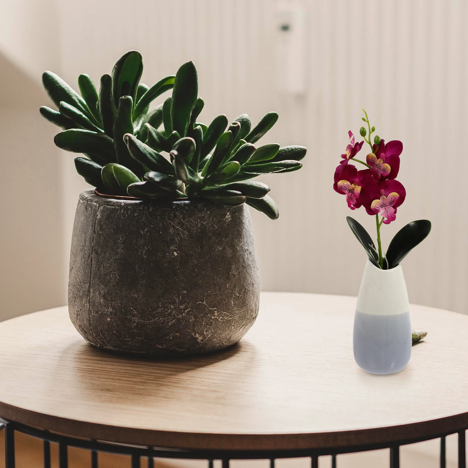 

3pcs Diy Simulation Orchid Artificial Plant Mini Fake For Home Decor Decorative Flower Arrangement Accessory Indoor Fake Flower