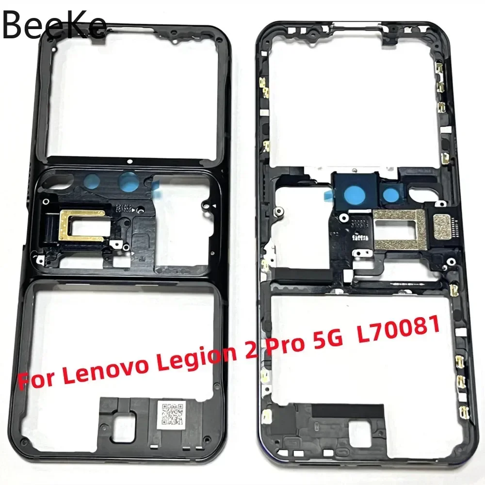 Repair For Lenovo Legion 2 Pro 5G L70081 Rear Back Battery Cover Front LCD Screen Bezel Holder Display Middle Frame Housing Part