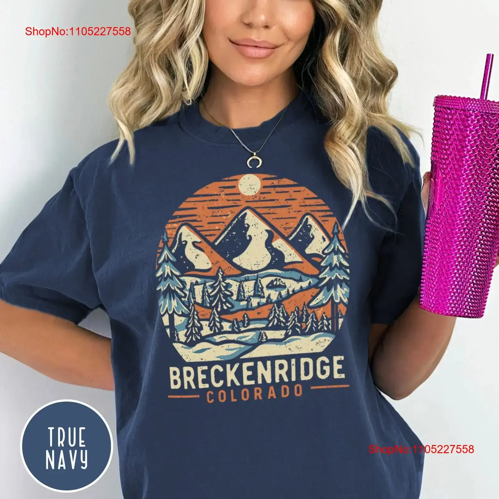 Breckenridge T Shirt Ski Colorado Apres Crewneck Trip Breck Winter Bachelorette Weekend vintage Washed graphic Soft fashion