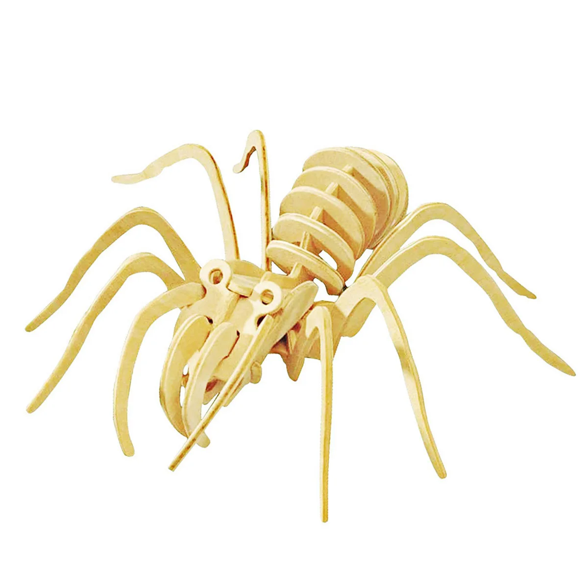 

Wooden Spider 3D Puzzle DIY Assembly Creative Educational Jigsaw Puzzle Enhances Imagination Creativity Ability for Kids