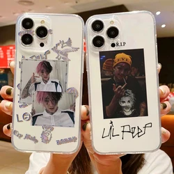 lil peep  Clear Transparent phone case for iPhone 14 15 11 12 13 mini pro XS MAX 8 7 6 6S Plus X SE XR