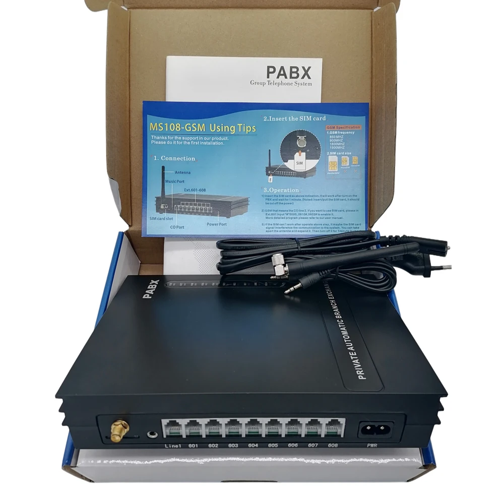 GSM PABX System MS108-GSM PBX Phone System Wireless PBX