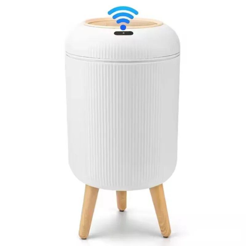 Motion sensor trash can automatically adsorbs with automatic contactless smart trash can lids