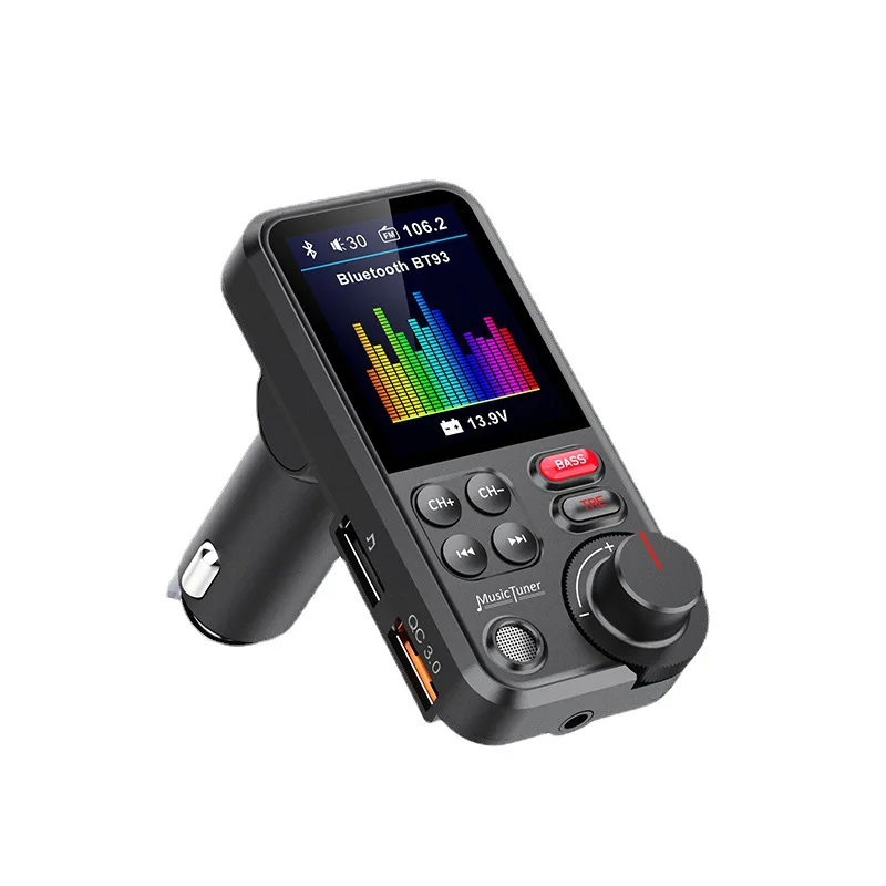 BT93 Car MP3 Player, High and Low Tone Equalizer, Bluetooth FM Transmitter