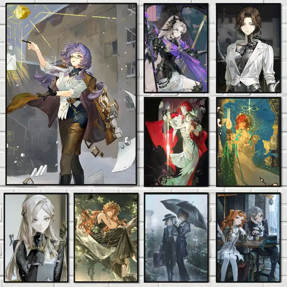 Game Reverse 1999 Vintage Anime Poster Wall Art For Study Living Room Decor Unique Home Decoration Pictur