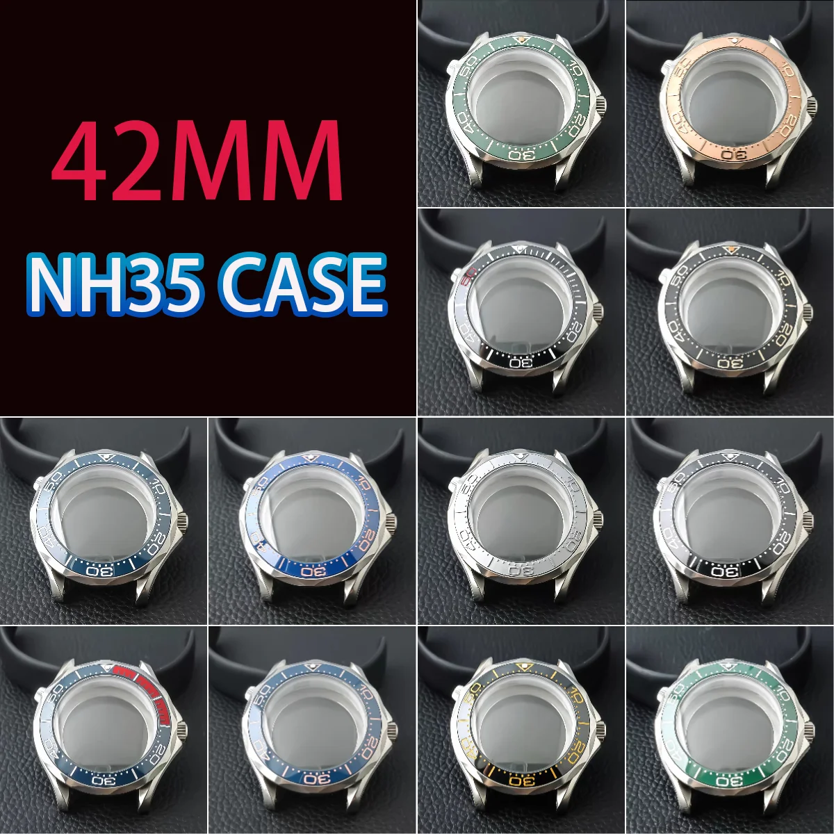 

Высокое качество NH35 42 мм корпус из нержавеющей стали мужские часы для дайвинга подходят для NH34/35 NH36 механизм коробка для часов ремешок 20 мм детали часов