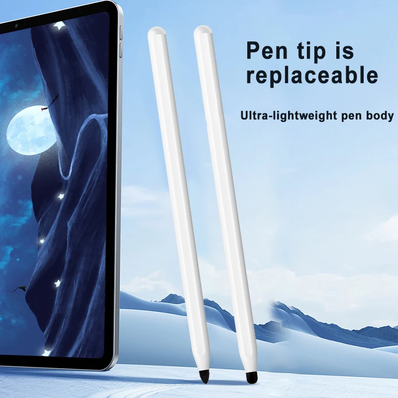 Universal Pencil Dual Head Touch Capacitive Screen Stylus Pen For iPad Tablet Smartphone