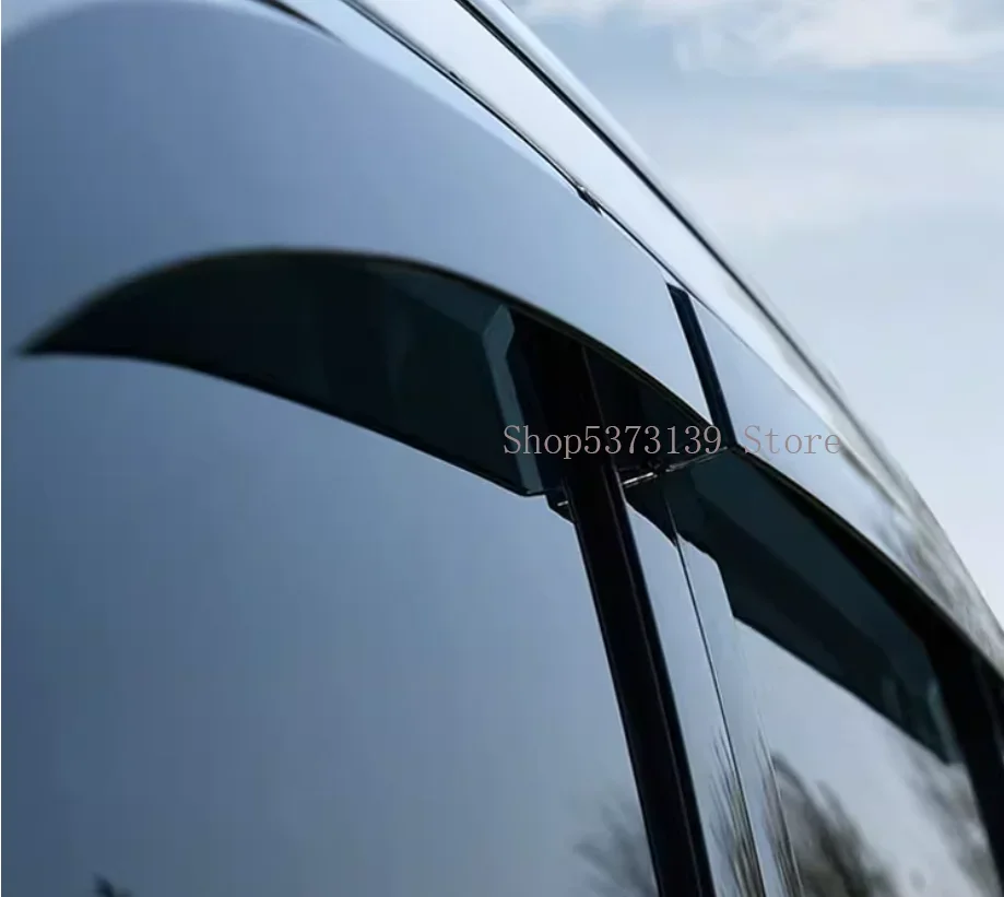 Stainless Steel Plastic Exterior Visor Vent Shades Window Sun Rain Guard Deflector 4 Or 6pcs For Buick ENVISION PLUS 2023 2024 D