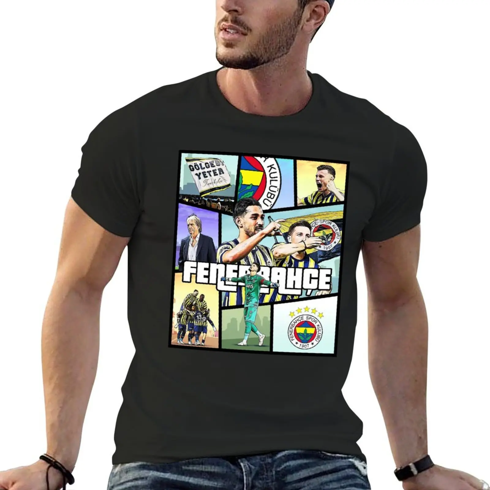 Fenerbah?e T-Shirt customs design your own plus size tops mens workout shirts