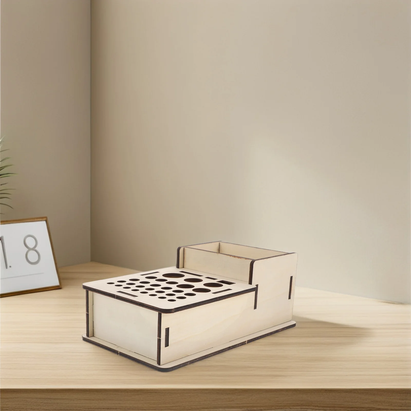 

Коробка-держатель для инструментов из полиуретана, деревянная полка для инструментов из бука, органайзер для хранения инструментов для штамповки своими руками