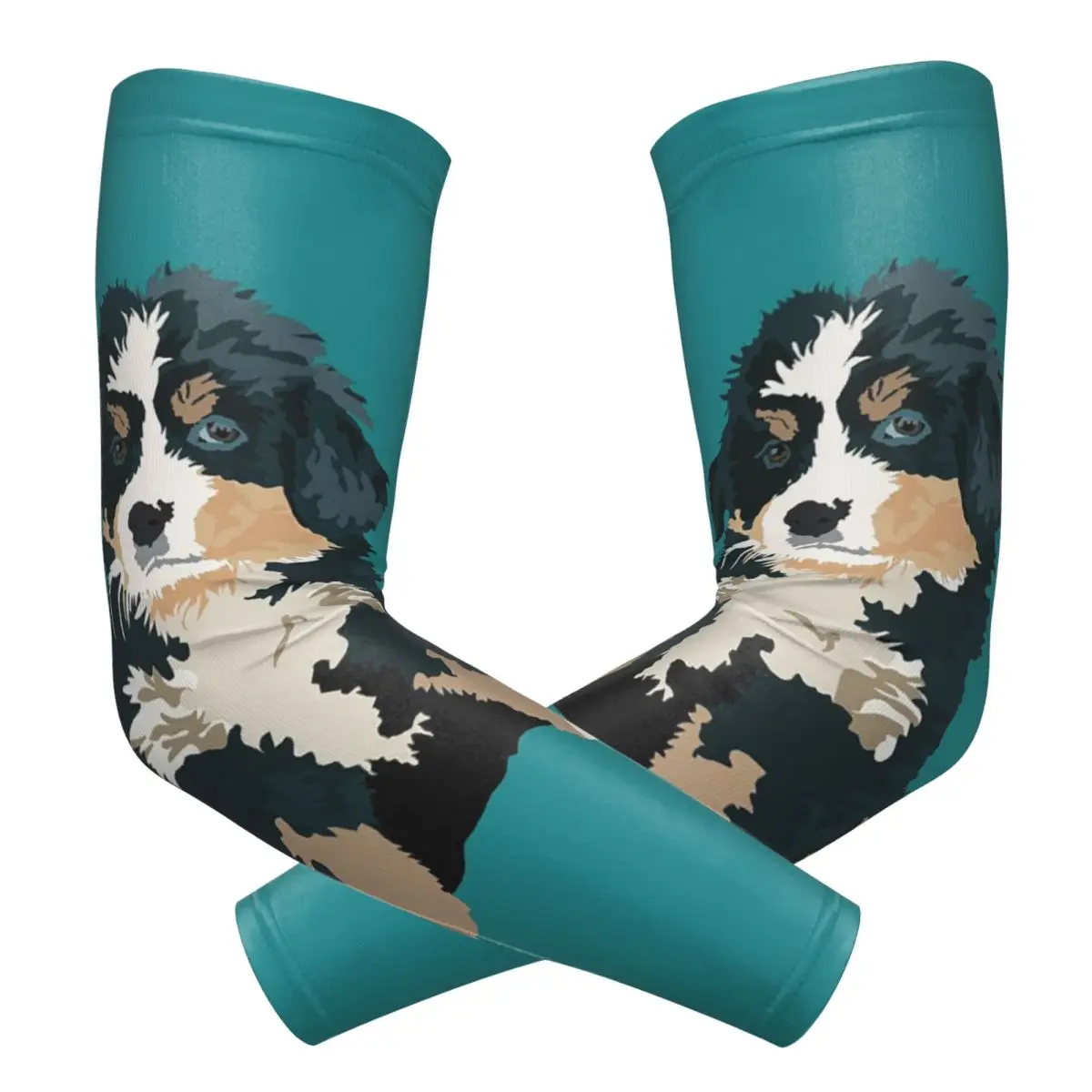 

Бернский горный собака, уличные рукава, защита от солнца и ультрафиолета, летние велосипедные татуировки, рукава