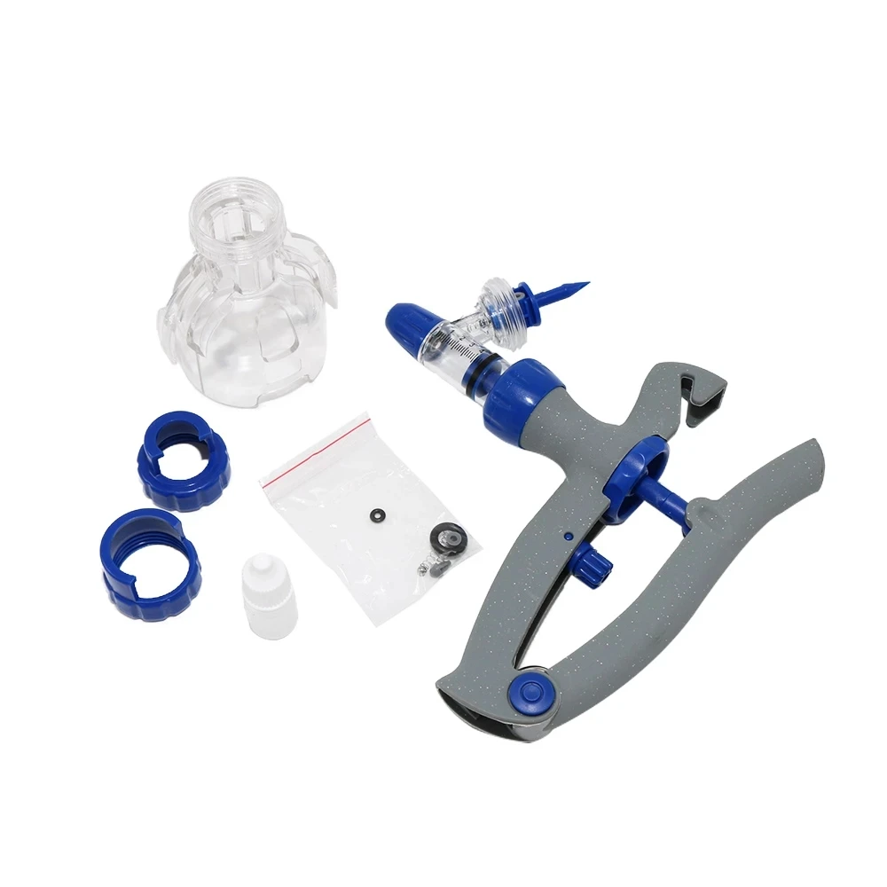 2 مللي/5 مللي حقنة أوتوماتيكية قابلة للتعديل أدوات بيطرية الطب المغذية الدجاج خنزير الثور الأغنام الدواجن حقنة لقاح مستمر