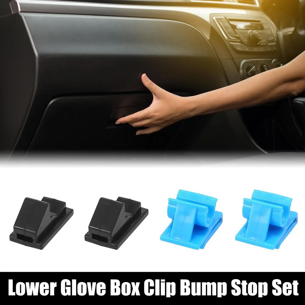 4PCS Blue Clips Blue Clips AND BUMPERS For HOLDEN COMMODORE For VY VZ WK WL GLOVE BOX HINGE CLIPS Car Spare Parts