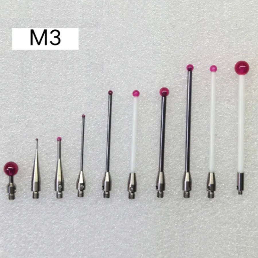 M3 thread Renishaw three coordinate measuring needle, three-dimensional measuring head, ruby measuring needle