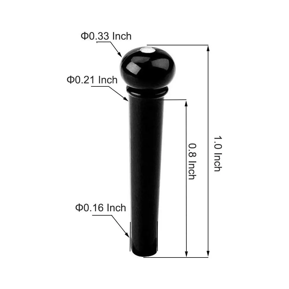 6 قطعة/الوحدة 6 سلسلة الغيتار جسر دبابيس البلاستيك جسر دبابيس الآلات الوترية الشعبية الصوتية الكلاسيكية الغيتار الملحقات