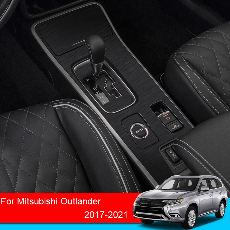 

Car Interior Sticker For Mitsubishi Outlander 2017-2021 Lifting Window Panel Decal Gear Box Dashboard Protective Film Accessory