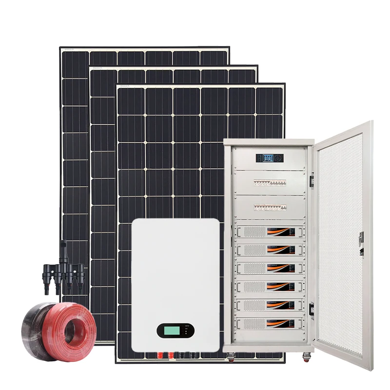 Solar Energy System 5kw 10kw 15kw 20kw 25kw 30kw Lithium Battery off Grid Solar Energy Storage System Full Set Power for Home