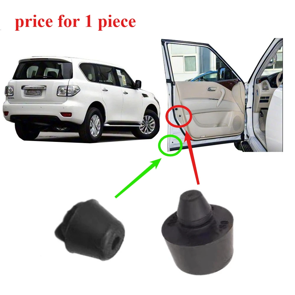 1 Piece Door Buffer for Nissan Patrol Y62 2010-2018 Bump Pad Rubber Fit for Y62 Shock Dampers for Y62 80872-2DU0A-A098