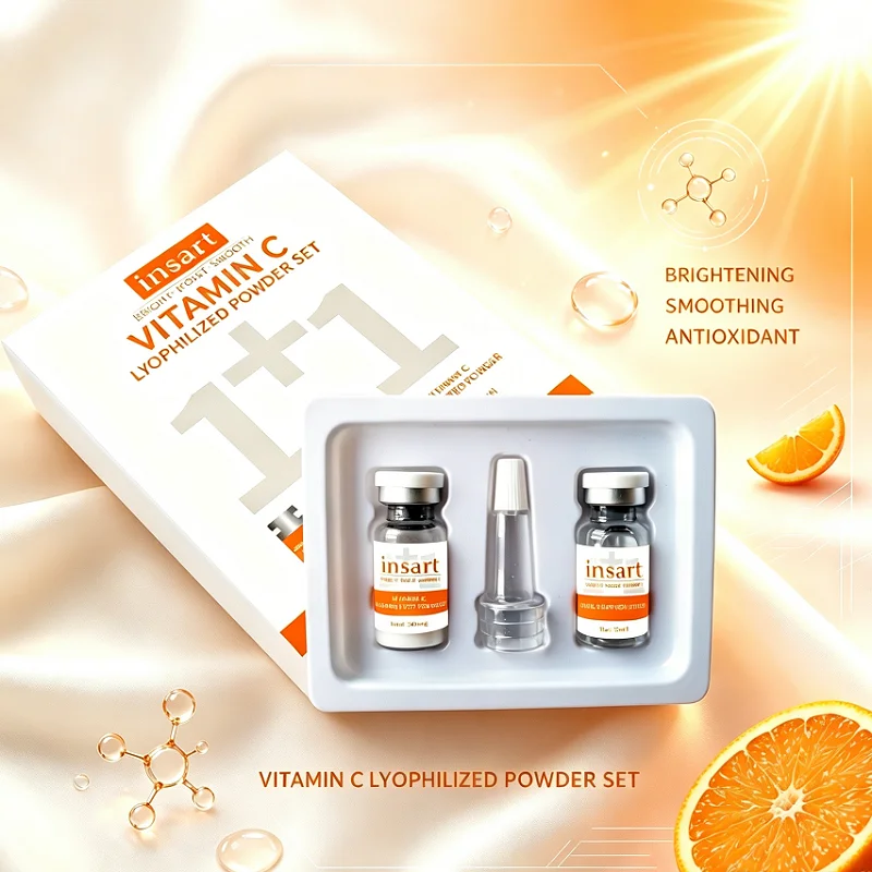 2 Boxes Vitamin C Freeze-Dried Powder Set Moisturizing And Nourishing Skincare Suitable For Travel