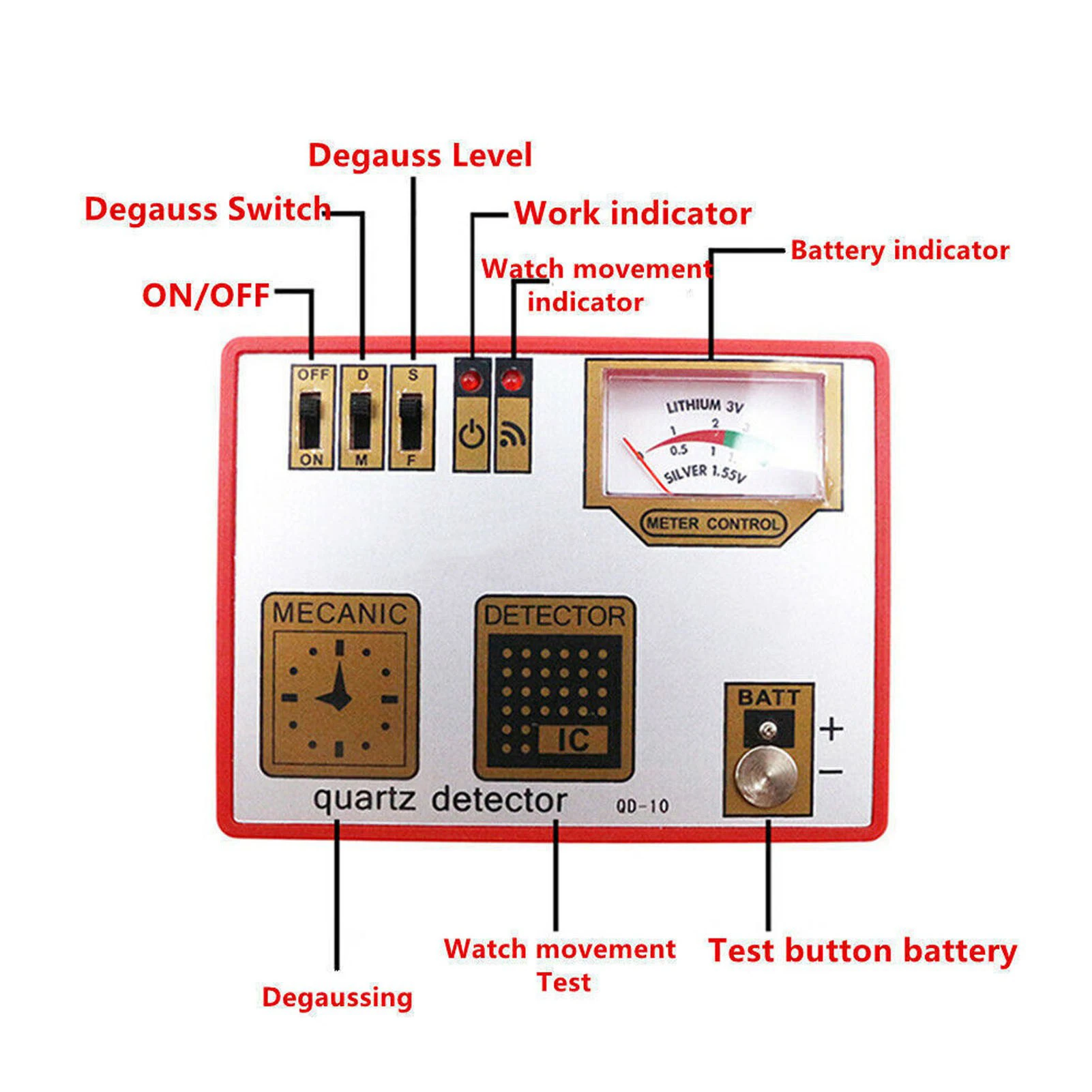 Тестер кварцевых часов, тестер – обзор и цена Watch Demagnetizer Electrical Repair