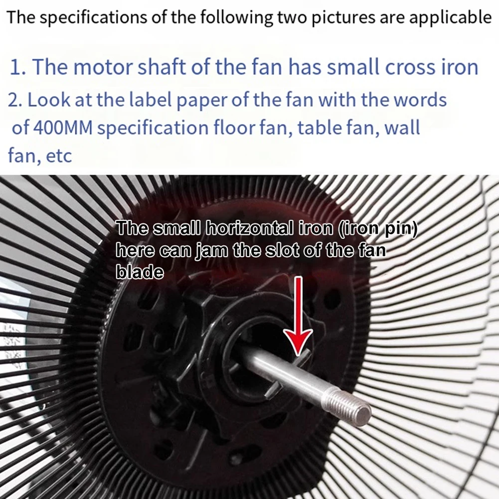 40cm Household Plastic Fan Blade 3 Leaves Standing Fan Blade For Pedestal Transparent Table Stand Fan