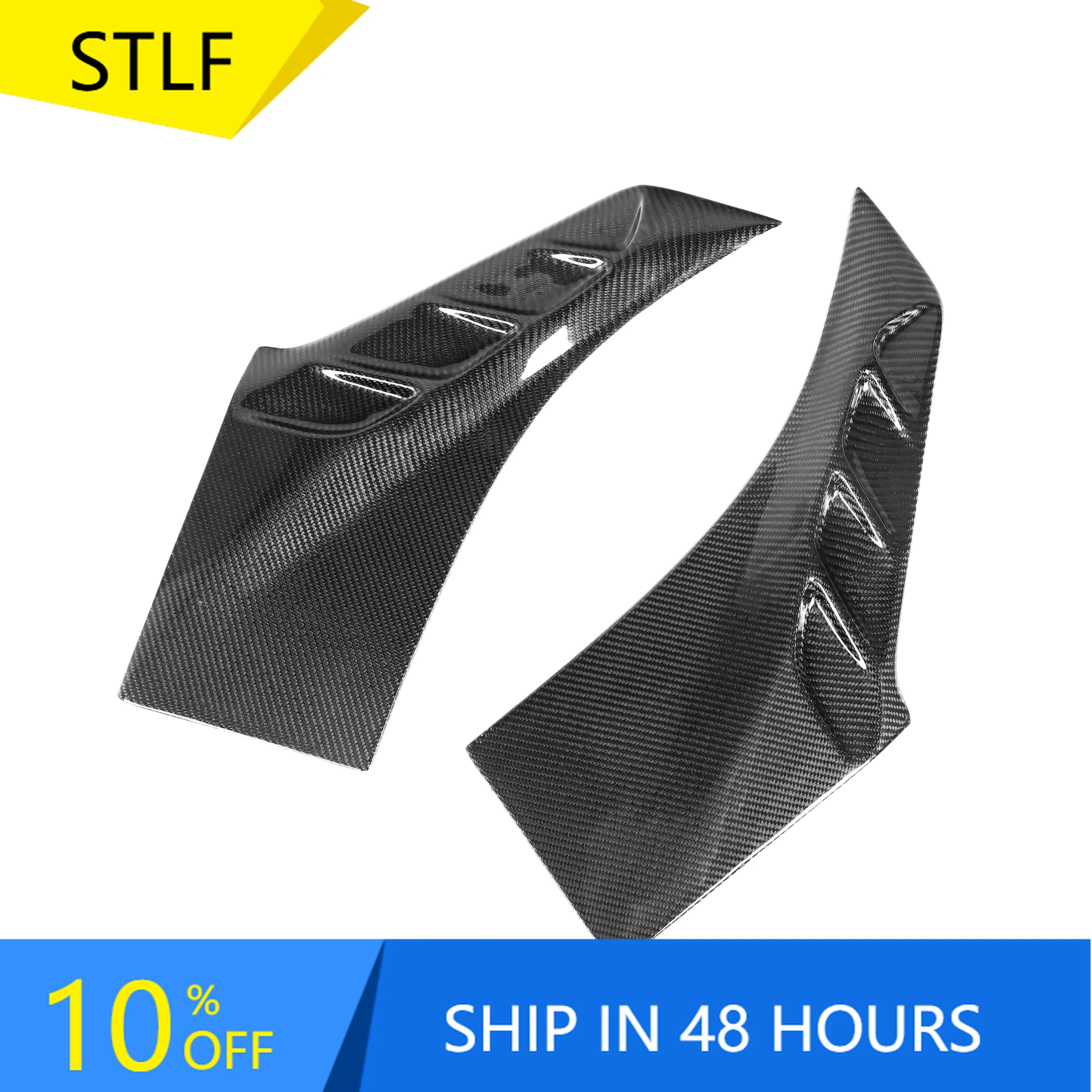 

STLFCarbon Fiber LD Style Front Bumper Front Fender Trims Auto Part for BMWs X6M F96 Fender Trims