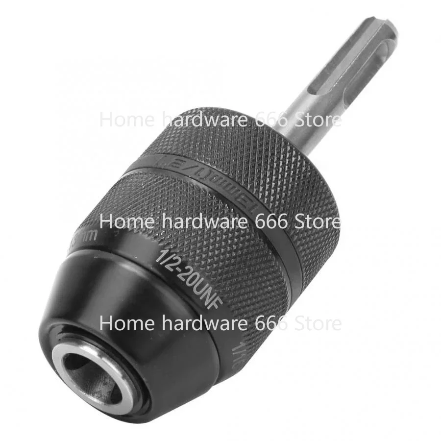 1pc Eectric Self-Locking Drill Chuck Converter with 1/2-20UNF Thread 2-13mm for SDS Adapter Mandrel Drill Chuck Hammer Drill Squ