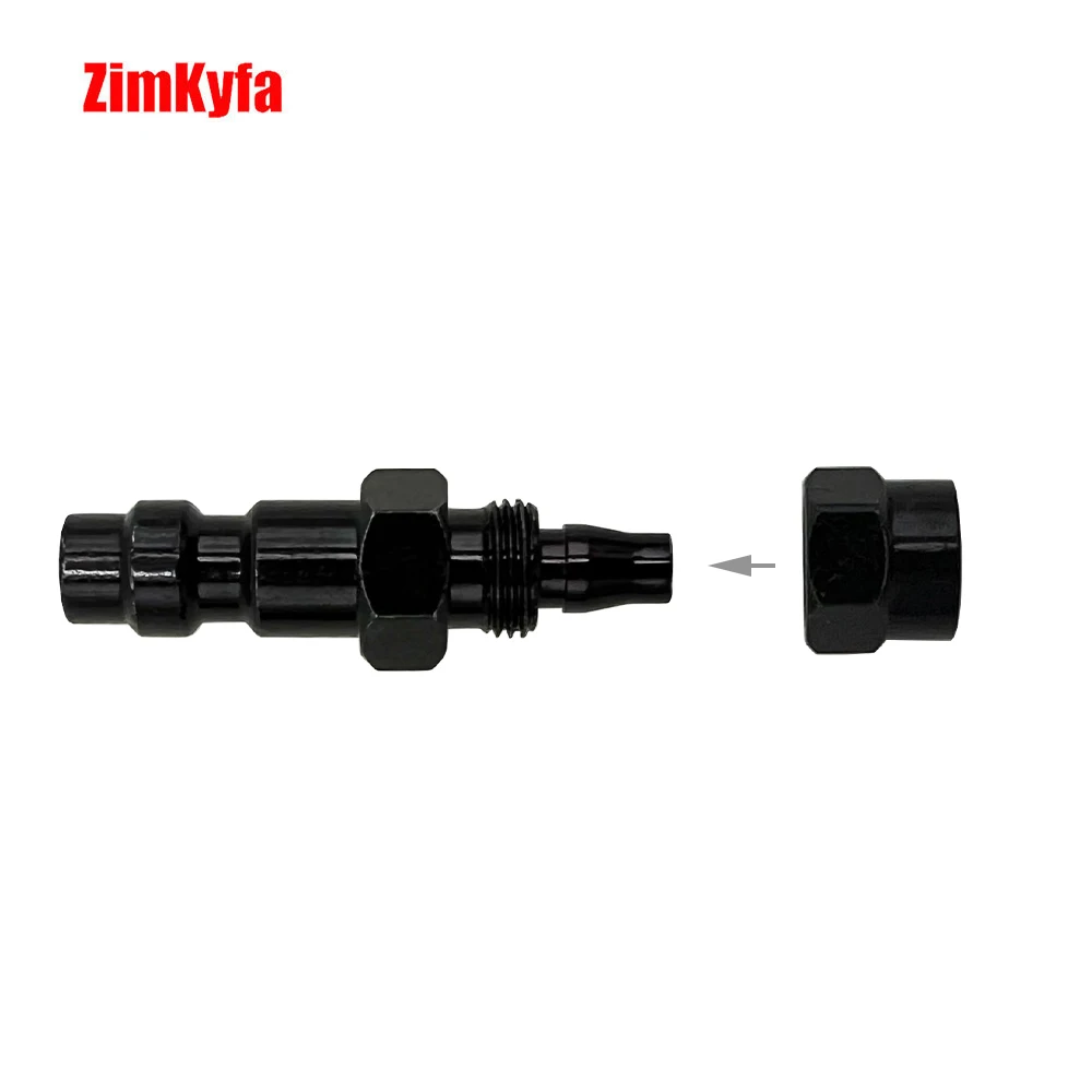 HPA NEW selang OD 6MM-2302 MM, Plug = 6MM - 6.35MM OD untuk alat udara, Quick-In Fitting Push-In