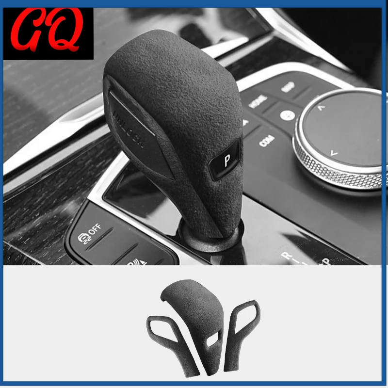 

Для BMW G20 F40 G28 G23 1 3 4 серии Z4 G29 из алькантары, обертка ручки переключения передач, накладка, автомобильные аксессуары, изготовлен из алькантары