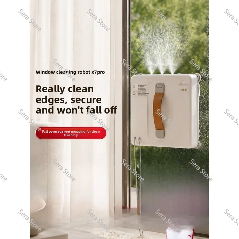 New intelligent window cleaning robot, fully automatic household glass cleaning artifact, window, high-rise outer window