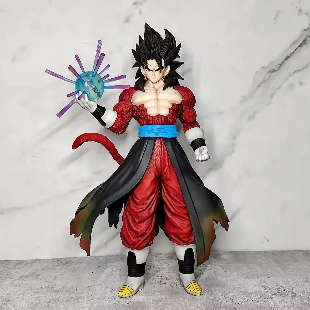 

30 см аниме Dragon Ball Z Super Saiyan 4 Vegetto Battle Ver. Фигурка из ПВХ, коллекция статуй DBZ, модель, детские игрушки, куклы, подарки