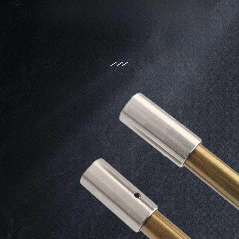 Stainless Steel Net Head Extendable Rod Joint Fishing Rod Conversion Net Pole Connector Outdoor Camping Travel Gear Accessories