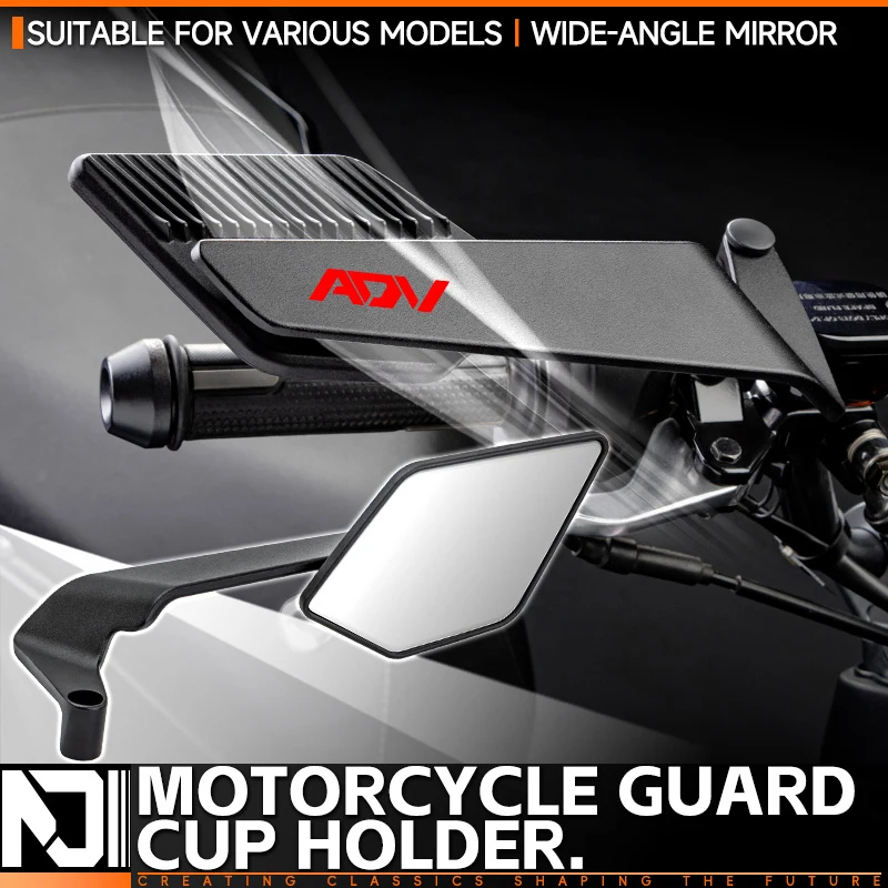 Rotation Adjustable Motorcycle Side Rearview Mirrors Accessories For Honda ADV150 ADV160 ADV350 ADV 150 160 350 XADV