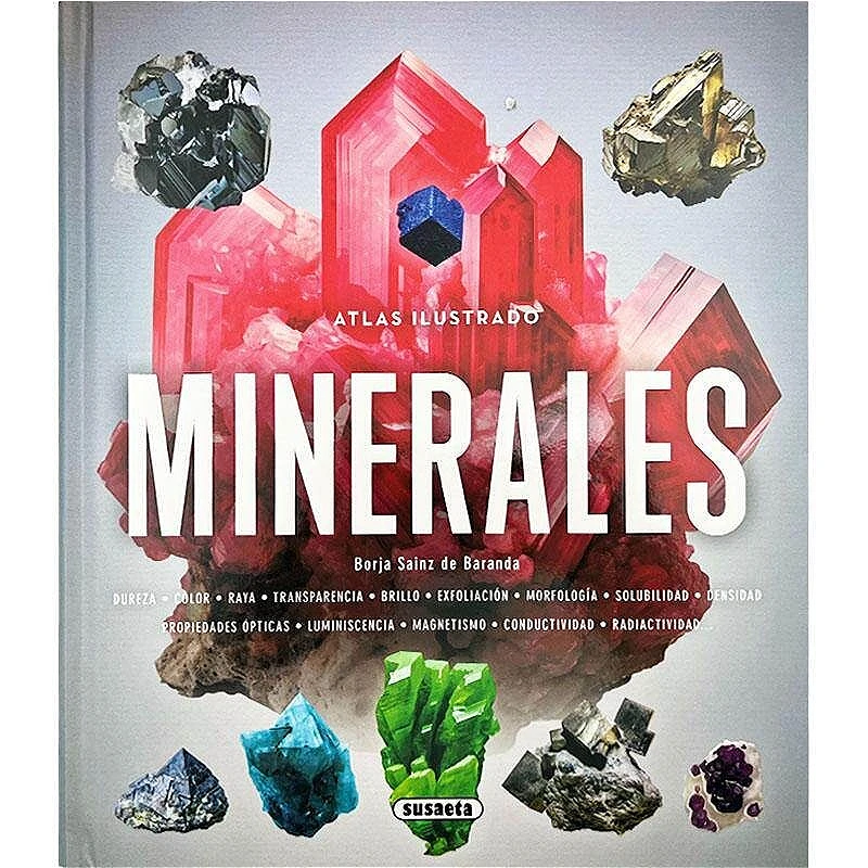 ATLAS ILUSTRADO MINERALES Popular Science Books Mineral Gemstone Crystal Geology Popular Science Illustrated Encyclopedia