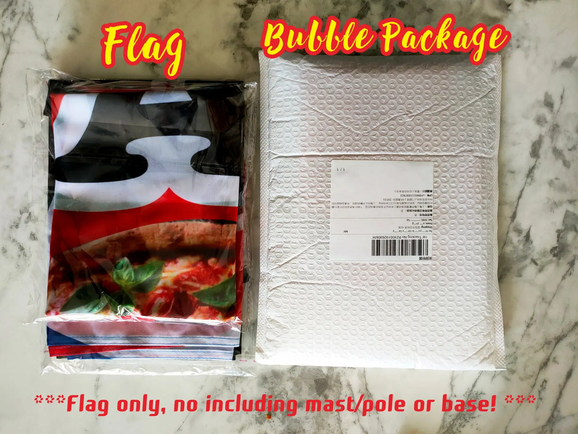 Feather Flag For Burgers Bubble Tea Nachos Tacos Burritos Kebab, Flag Only, Custom Print