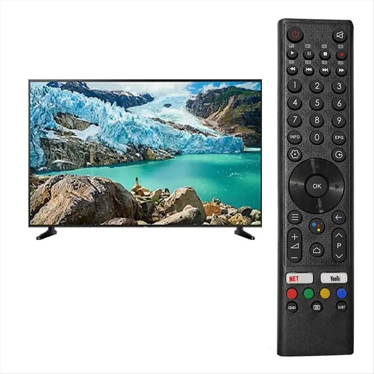 [Value Pack]Replace Remote Control for /Pilot PQ55CH PQ65CH PQ-55CH PQ-65CH Smart LED HDTV TV Remote Control