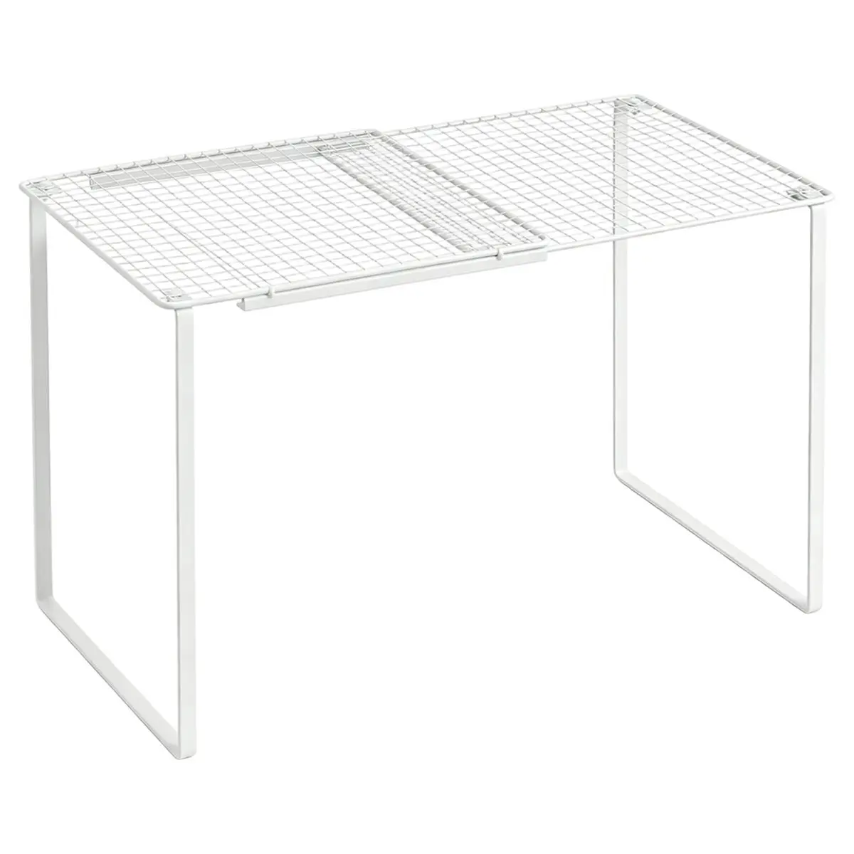 2026 New Locker Organizer Shelf Adjustable in Length for School Classroom Gym Lockers Home Storage (White)