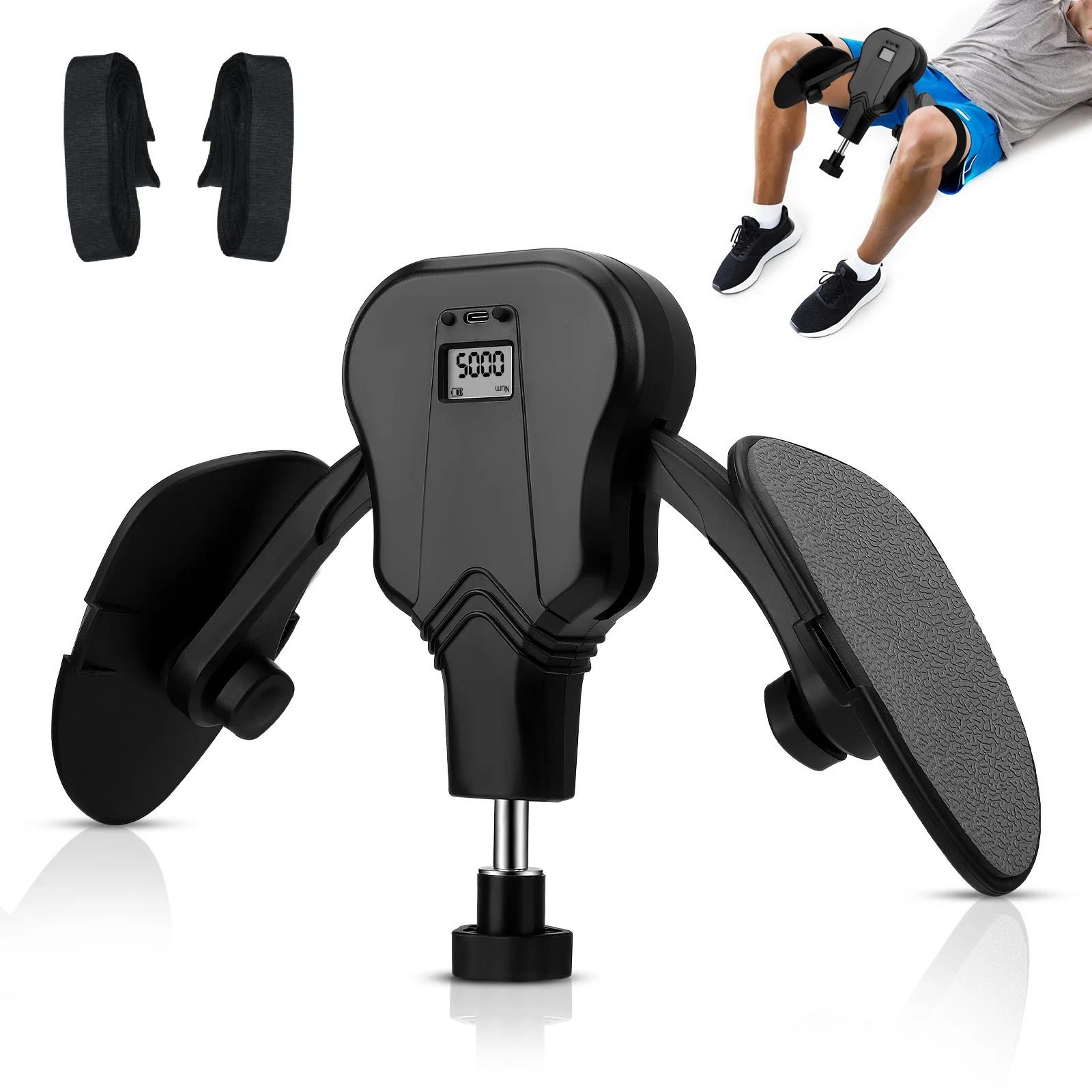 Appareil d'entraînement des cuisses amélioré, 20 kg - 60 kg, résistance réglable, dispositif d'entraînement conique, entraîneur des muscles du plancher pelvien