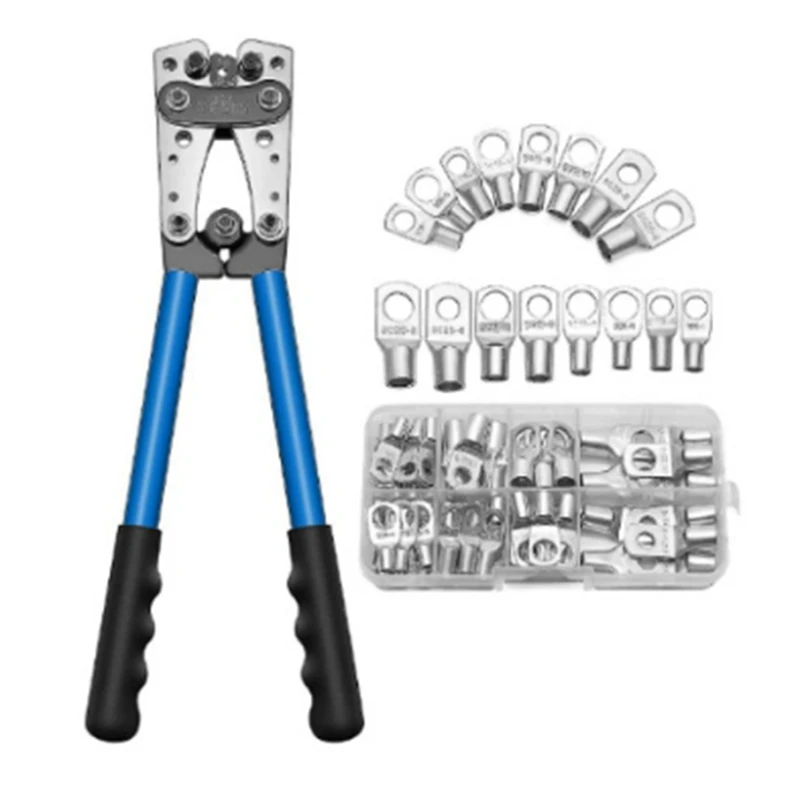 Crimping Pliers  New Tube Terminal Crimper Hex Crimp Tool  Multitool Battery Cable Lug  Cable Hand Tools   � HX-50B 6-50Mm2 AWG