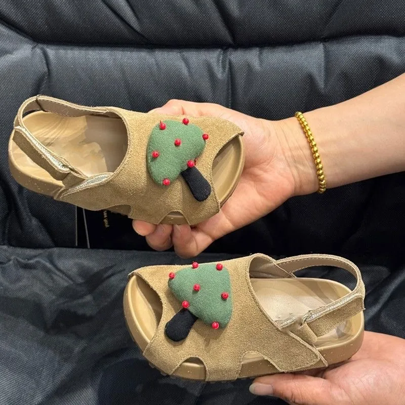Mädchen Strandschuhe Süße Lässige Kinder-Sandalen Weiche Sohle Rutschfest 2026 Sommer Neue Kinder-Modesandalen Weiche Sohle – Detail 6