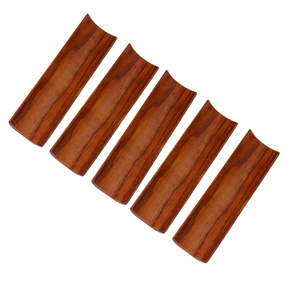 

5Pcs Wooden Tray Organizer Premium Wood Storage for Towels Jewelry Cosmetics Bathroom Kitchen Dining Countertop