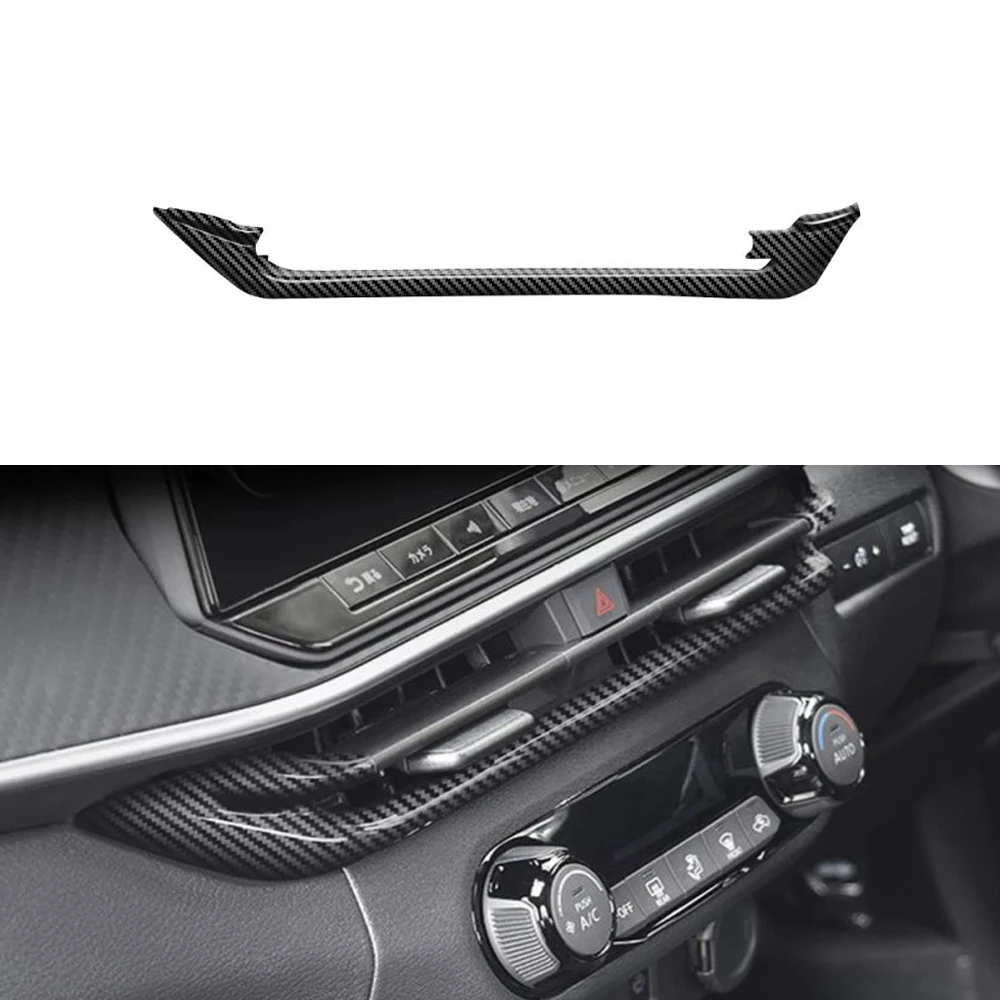 

For Nissan Note E13 Aura FE13 e-POWER Carbon fiber central control air conditioning air outlet frame panel decorative frame