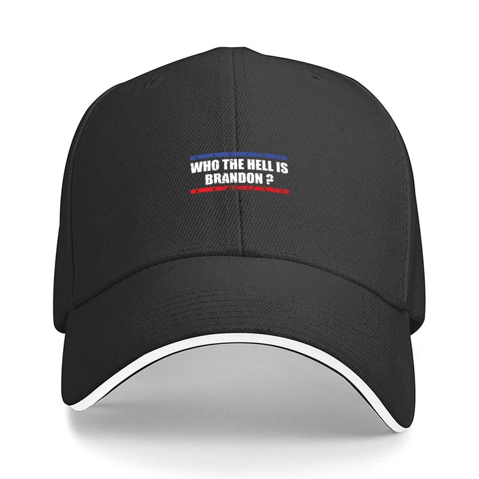 

Who the hell is Brandon Baseball Cap Sunscreen Luxury Hat Ball Cap Hip Hop Golf Men Women's