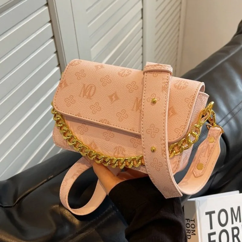 Il nuovo design del marchio di lusso dell'autunno 2025, catena versatile, borsa a tracolla da donna di nicchia e borsa a tracolla singola