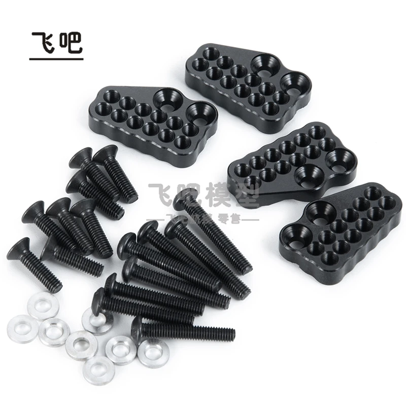 Aluminum Alloy Porous Front and Rear Suspension Bracket Fixing Code for Axial Capra UTB Little Goat AXI03004 DIY Accessaries